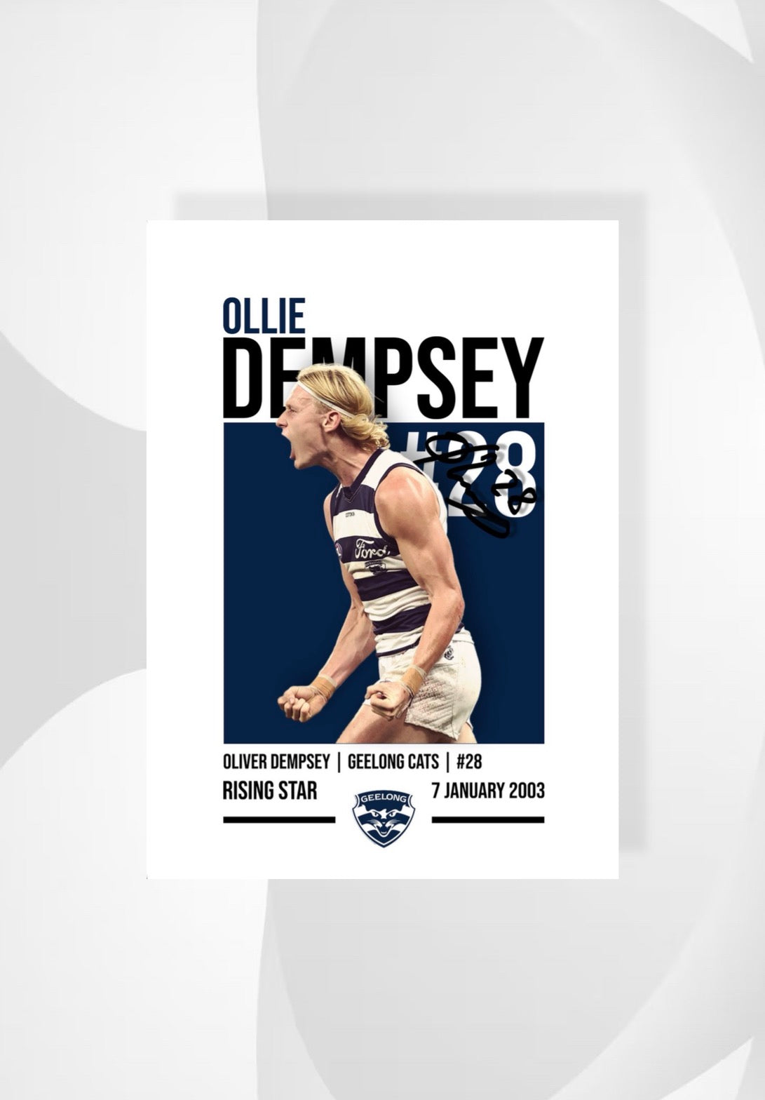 Oliver Dempsey | Geelong AFL Poster