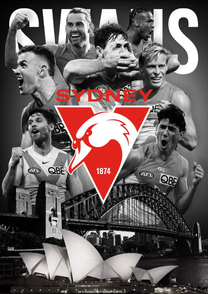 2026 Sydney Swans | AFL Team Poster
