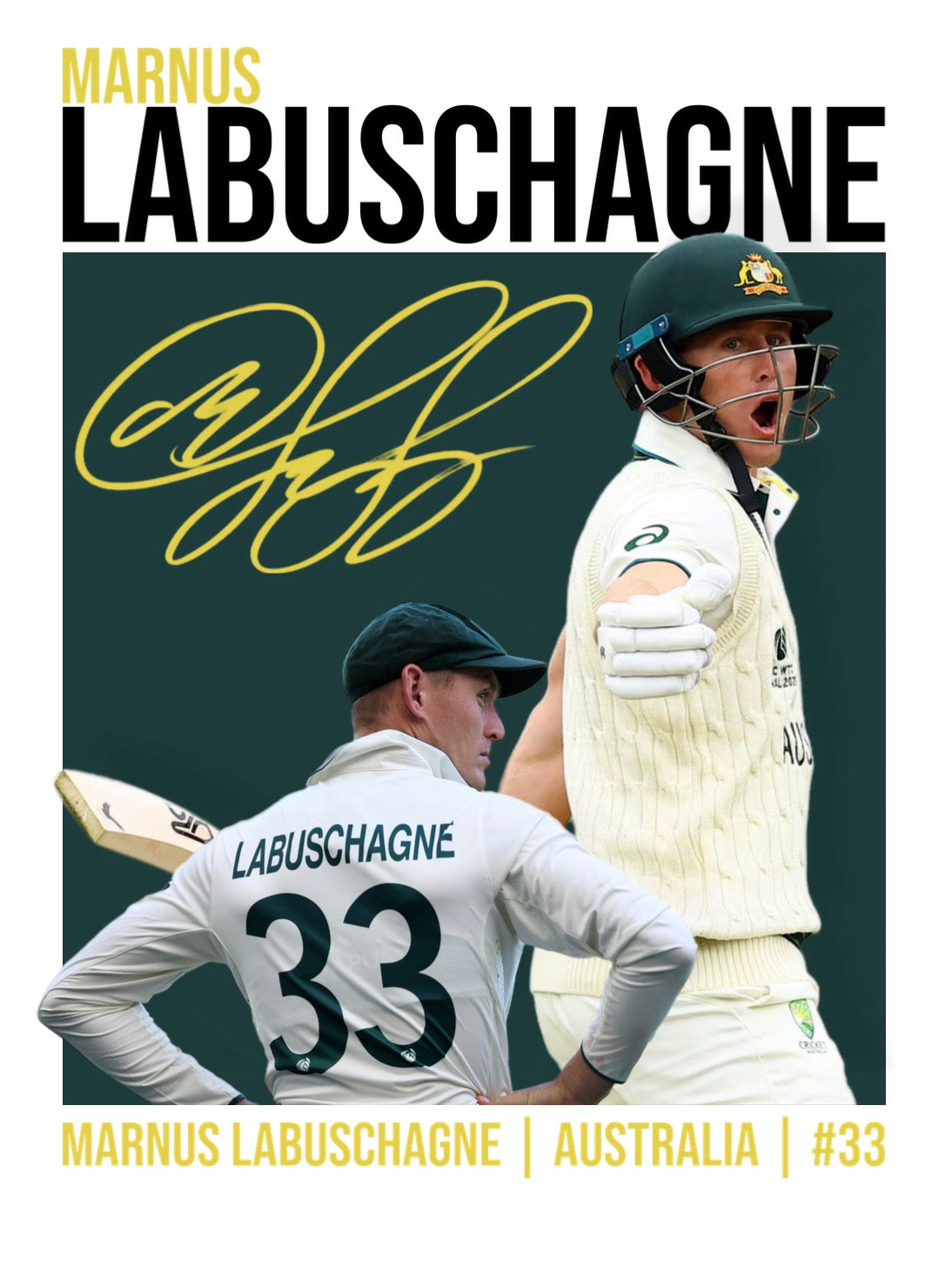 Marnus Labuschagne Poster (Digital)