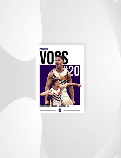 Patrick Voss | Fremantle AFL Poster