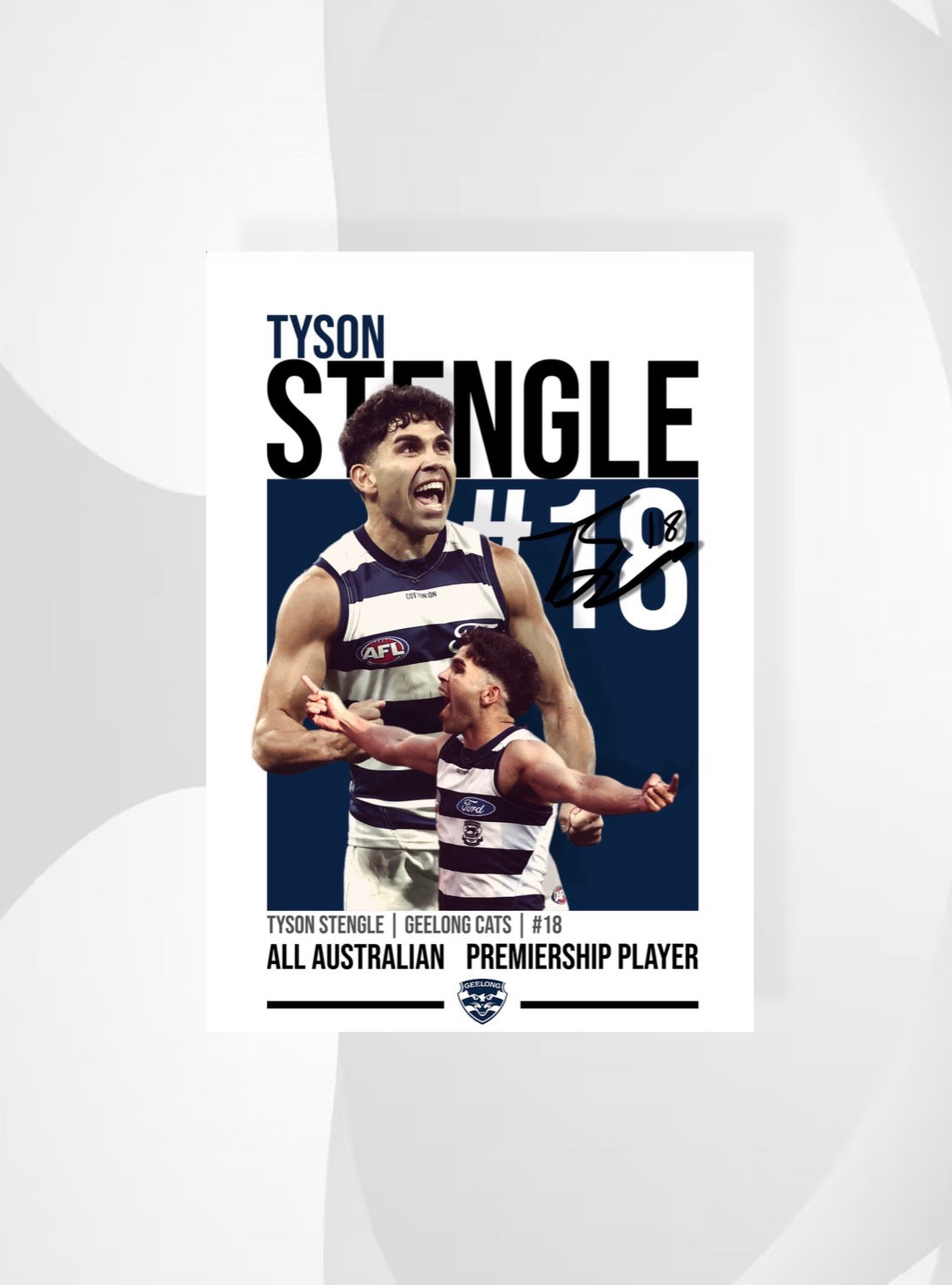 Tyson Stengle | Geelong AFL Poster