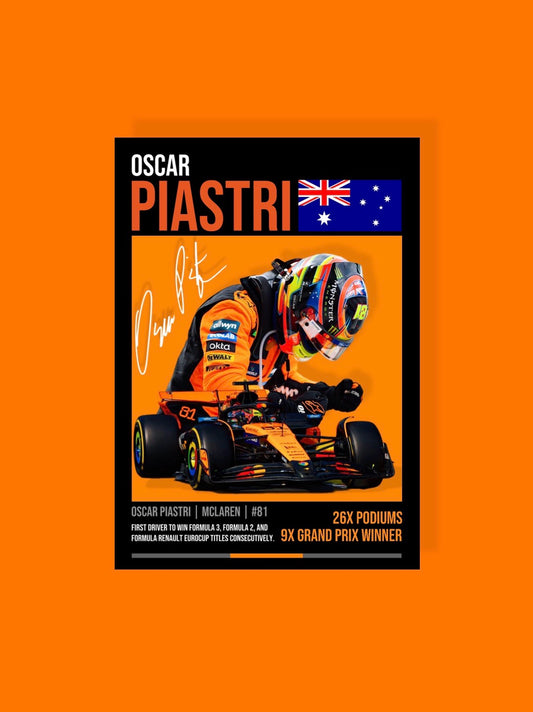 Oscar Piastri Poster