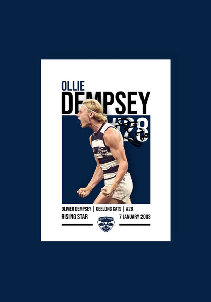 Oliver Dempsey | Geelong AFL Poster